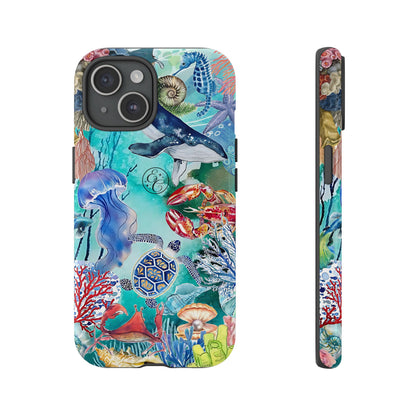 Ocean Wonders Collage Tough Phone Case