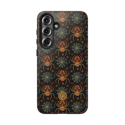 Boho Halloween Spider Pattern Tough Phone Case