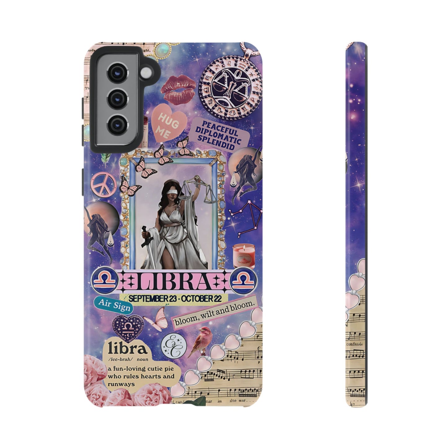 Libra Zodiac Star Sign Tough Phone Case