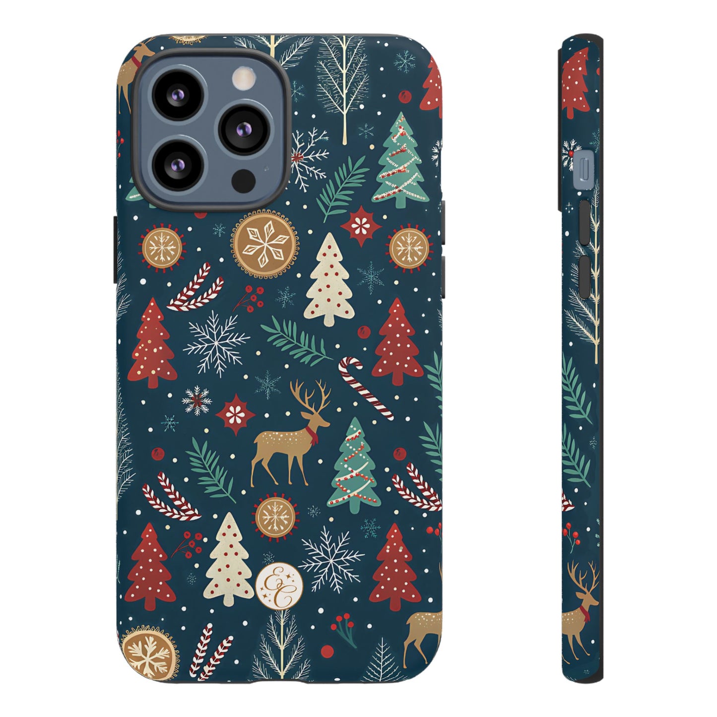 Christmas Holiday Pattern Tough Phone Case