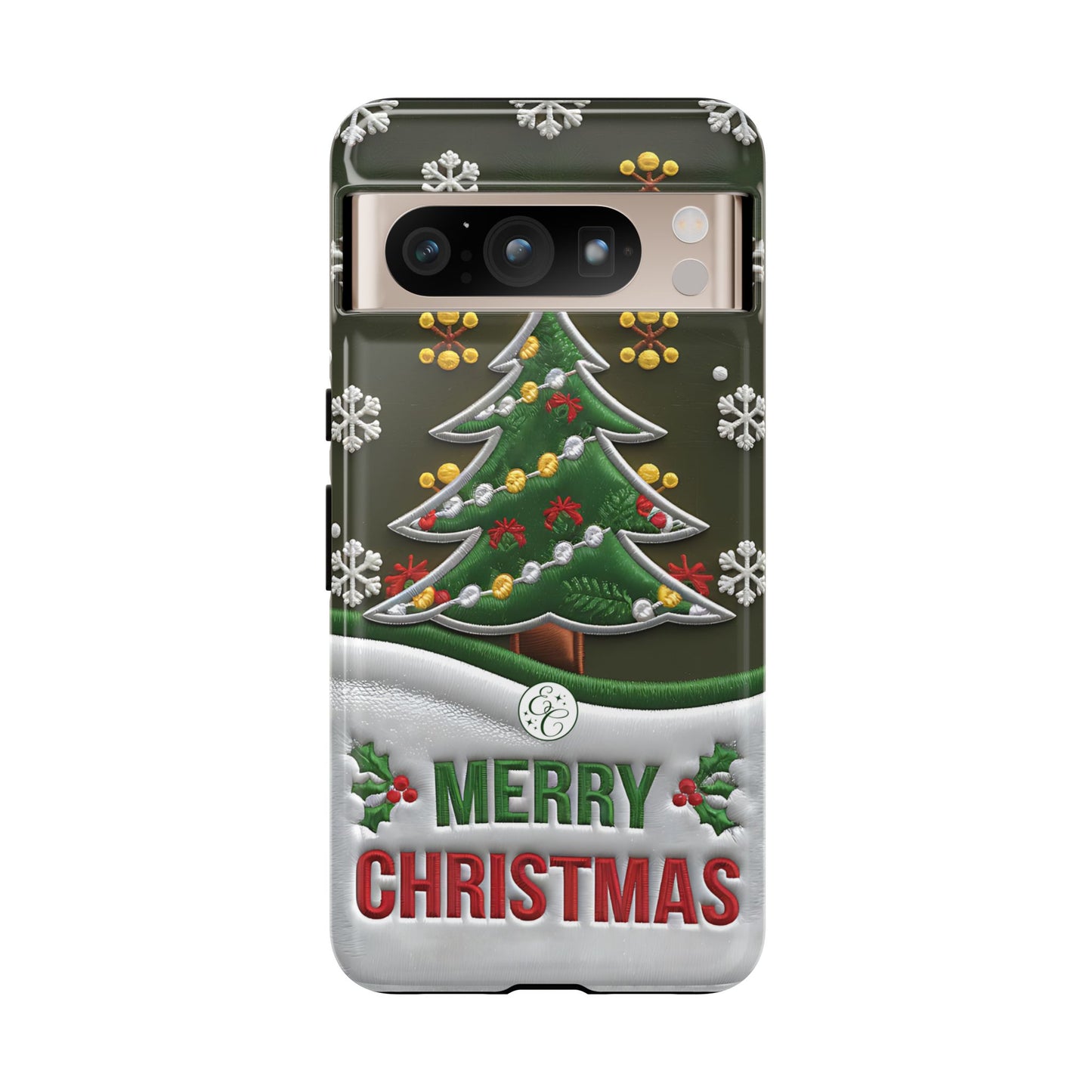 Merry Christmas Tree Tough Phone Case