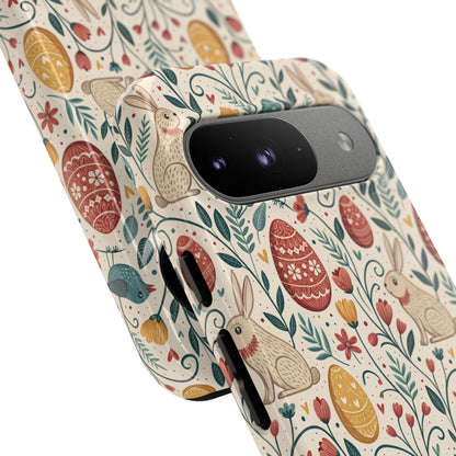 Vintage Easter Pattern Tough Phone Case