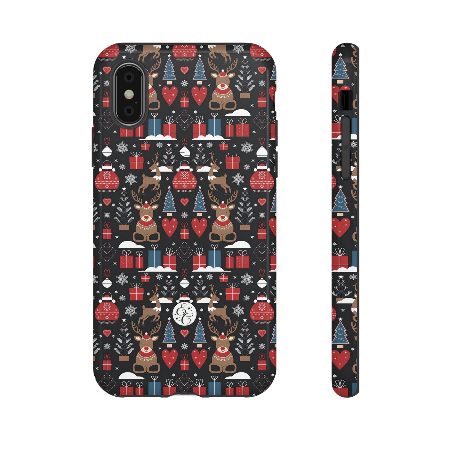 Christmas Holiday Pattern Tough Phone Case