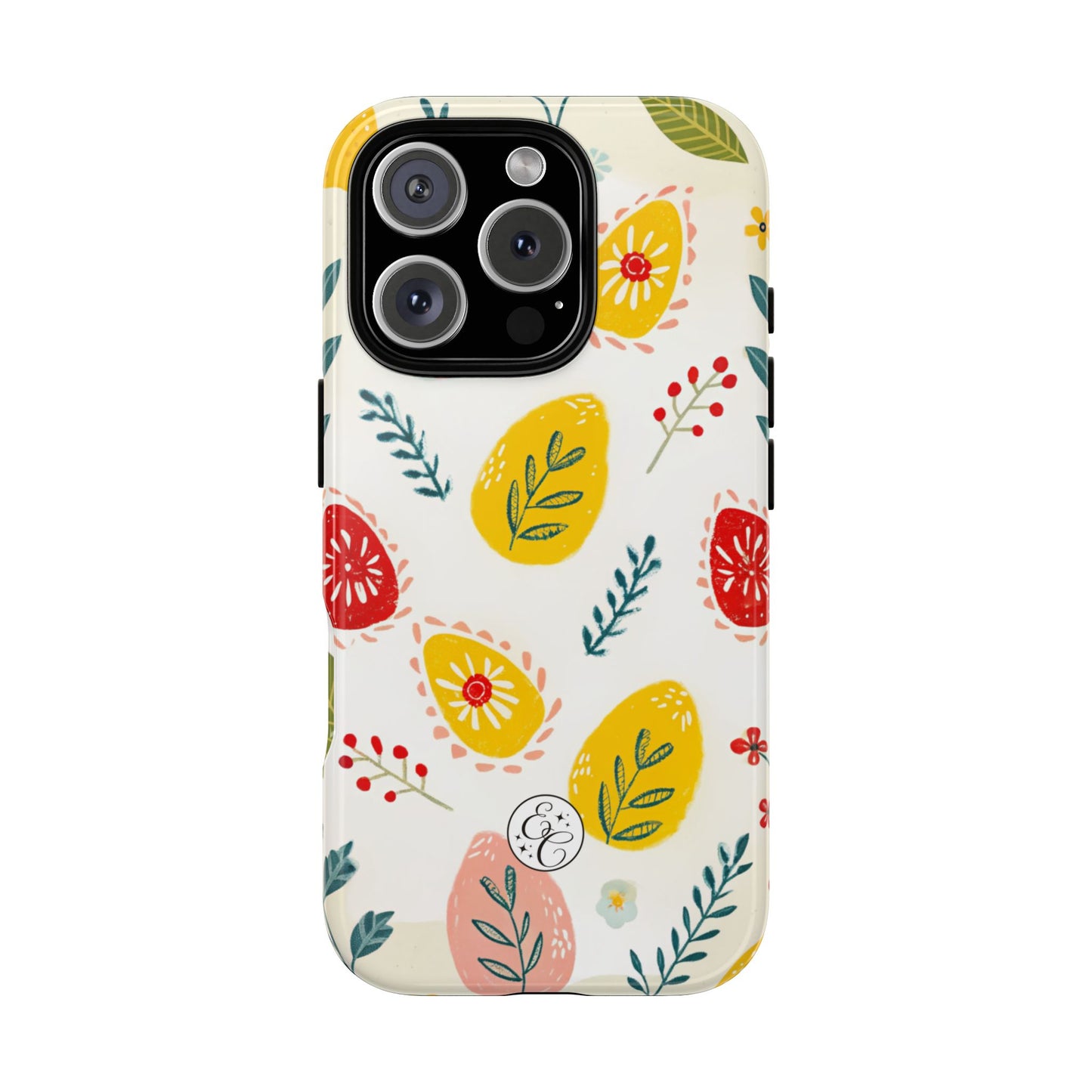 Colorful Easter Egg Pattern Tough Phone Case