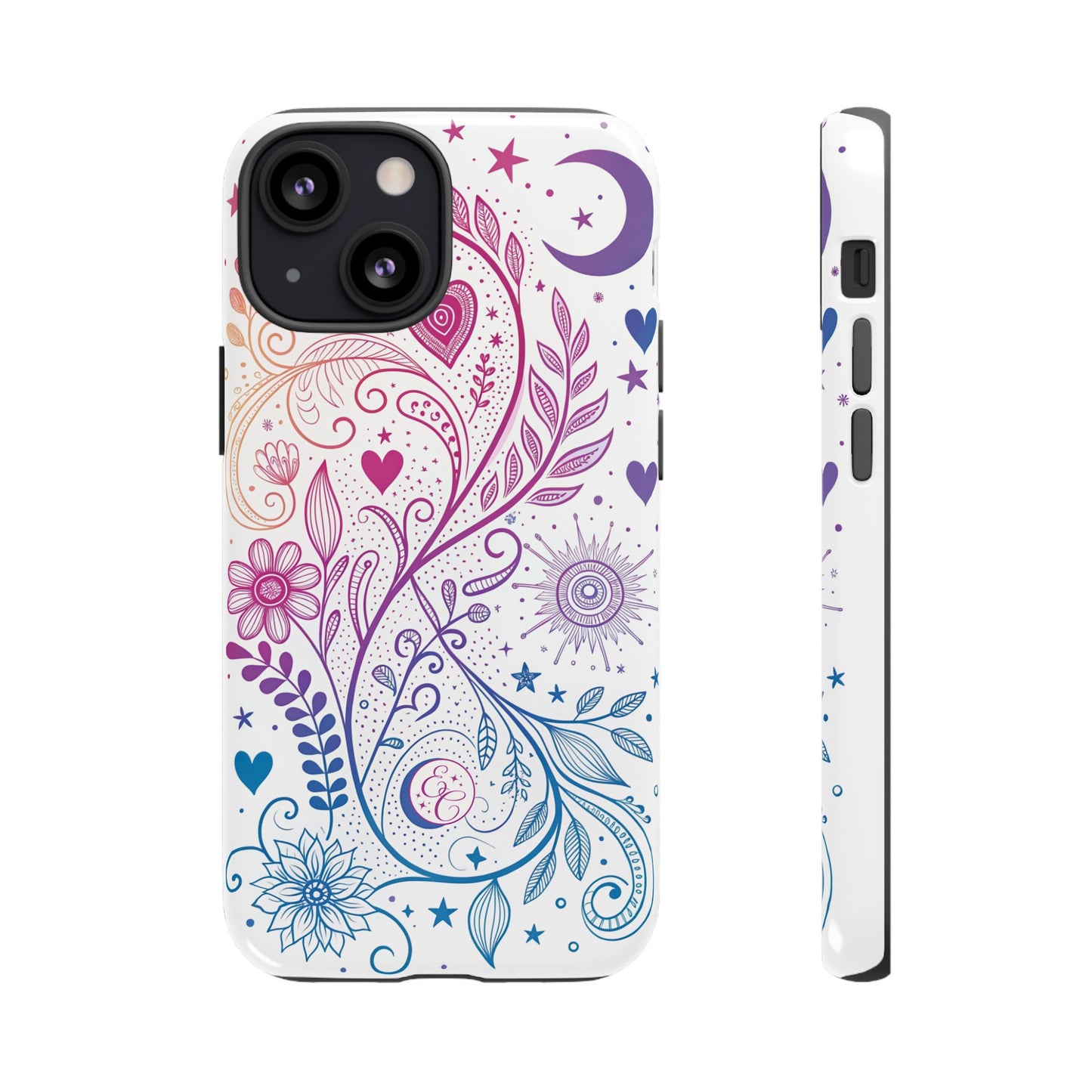 Subtel Bisexual Boho Doodle Tough Phone Case