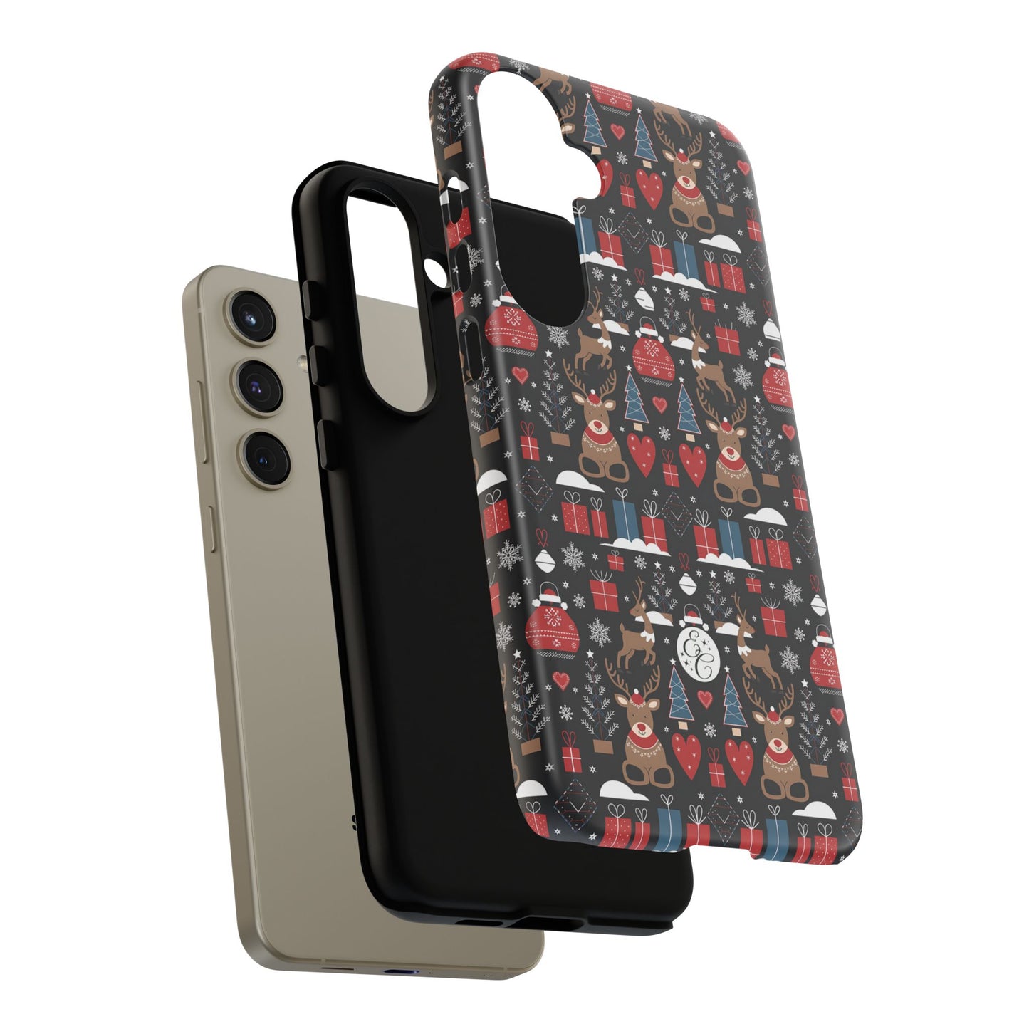 Christmas Holiday Pattern Tough Phone Case