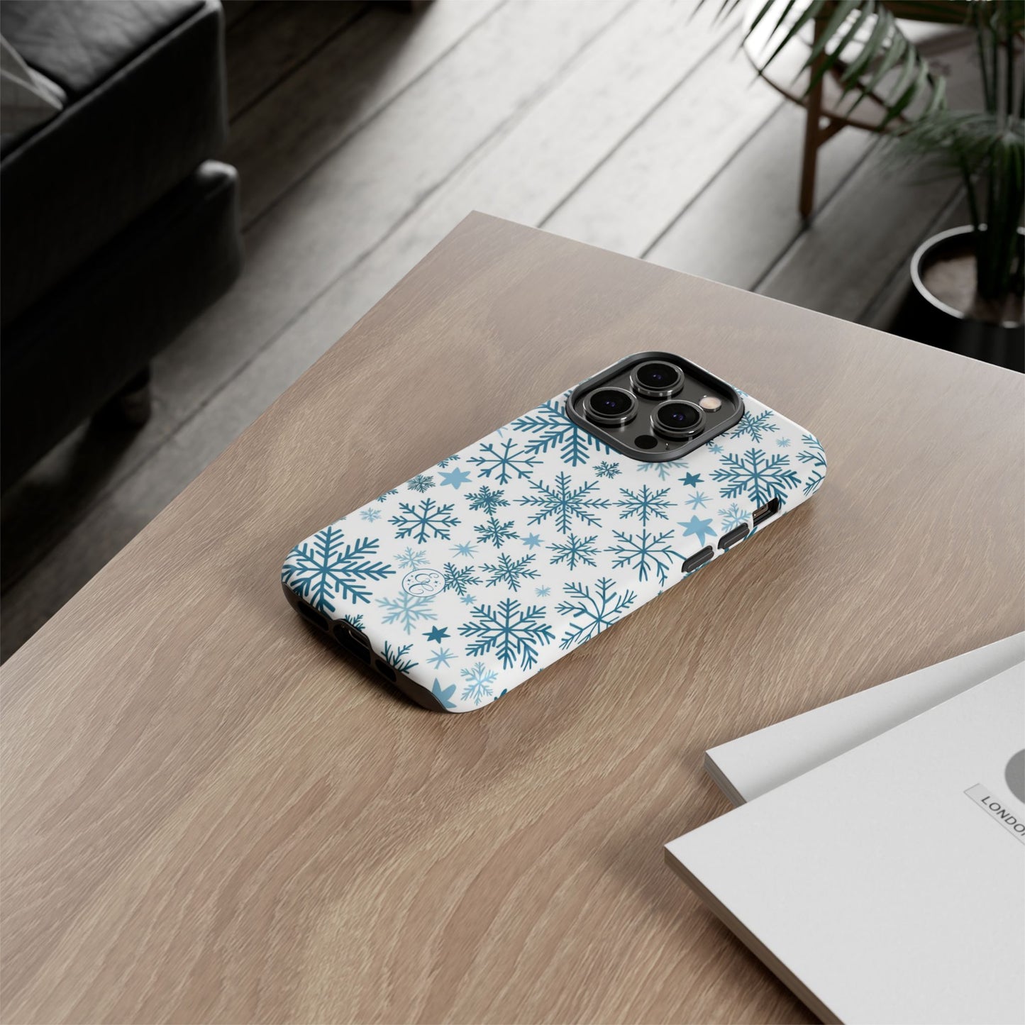 Winter Snowflakes Pattern Tough Phone Case