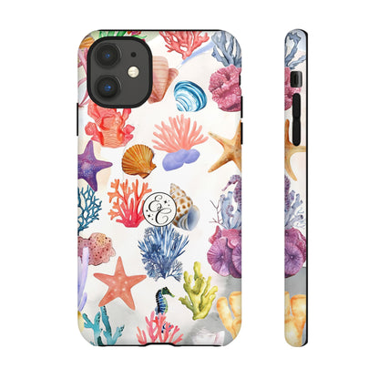 Coral & Sea Shells Tough Phone Case