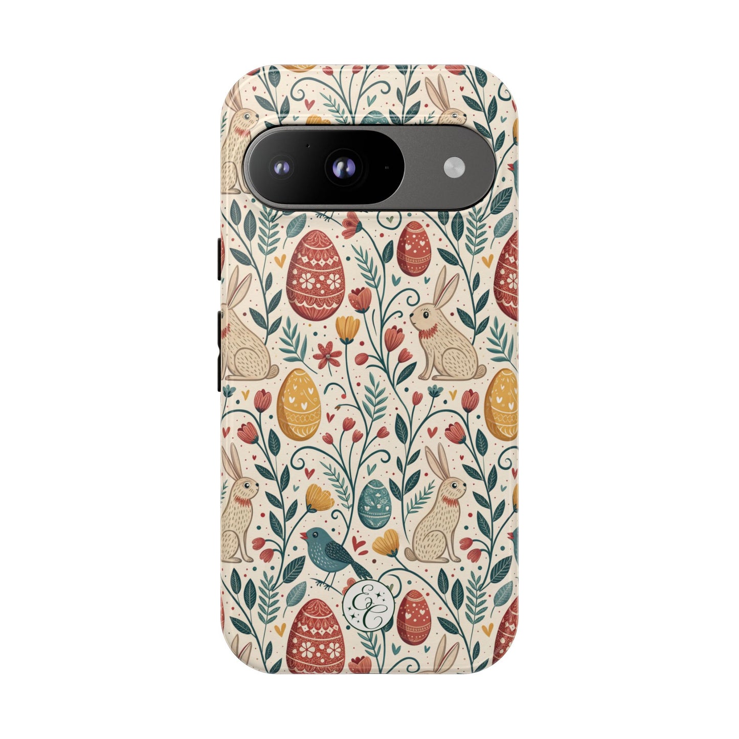 Vintage Easter Pattern Tough Phone Case