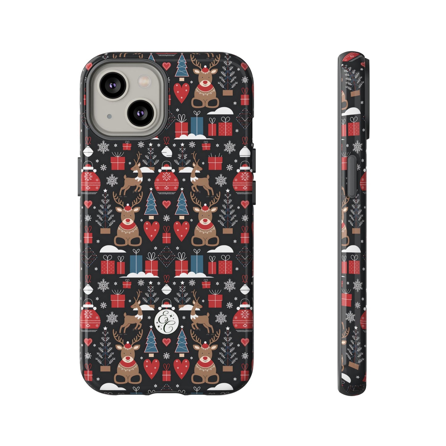 Christmas Holiday Pattern Tough Phone Case