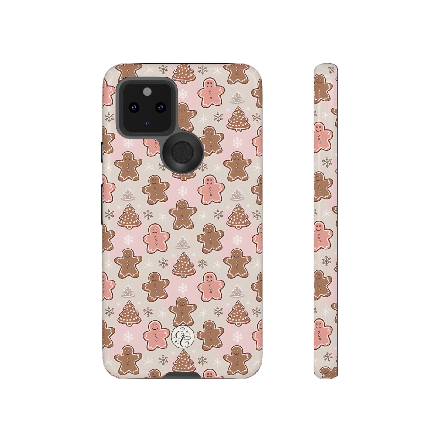 Gingerbread Men & Xmas Tree Pattern Tough Phone Case