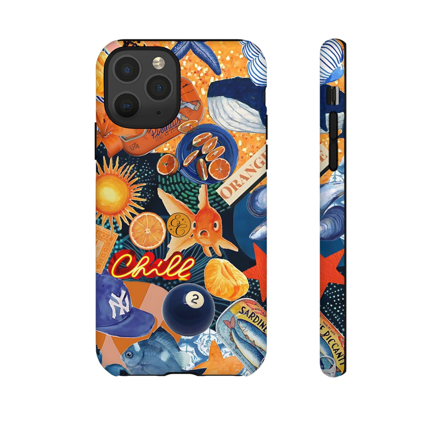 Nautical and Citrus Tough Phone Case