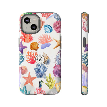 Coral & Sea Shells Tough Phone Case