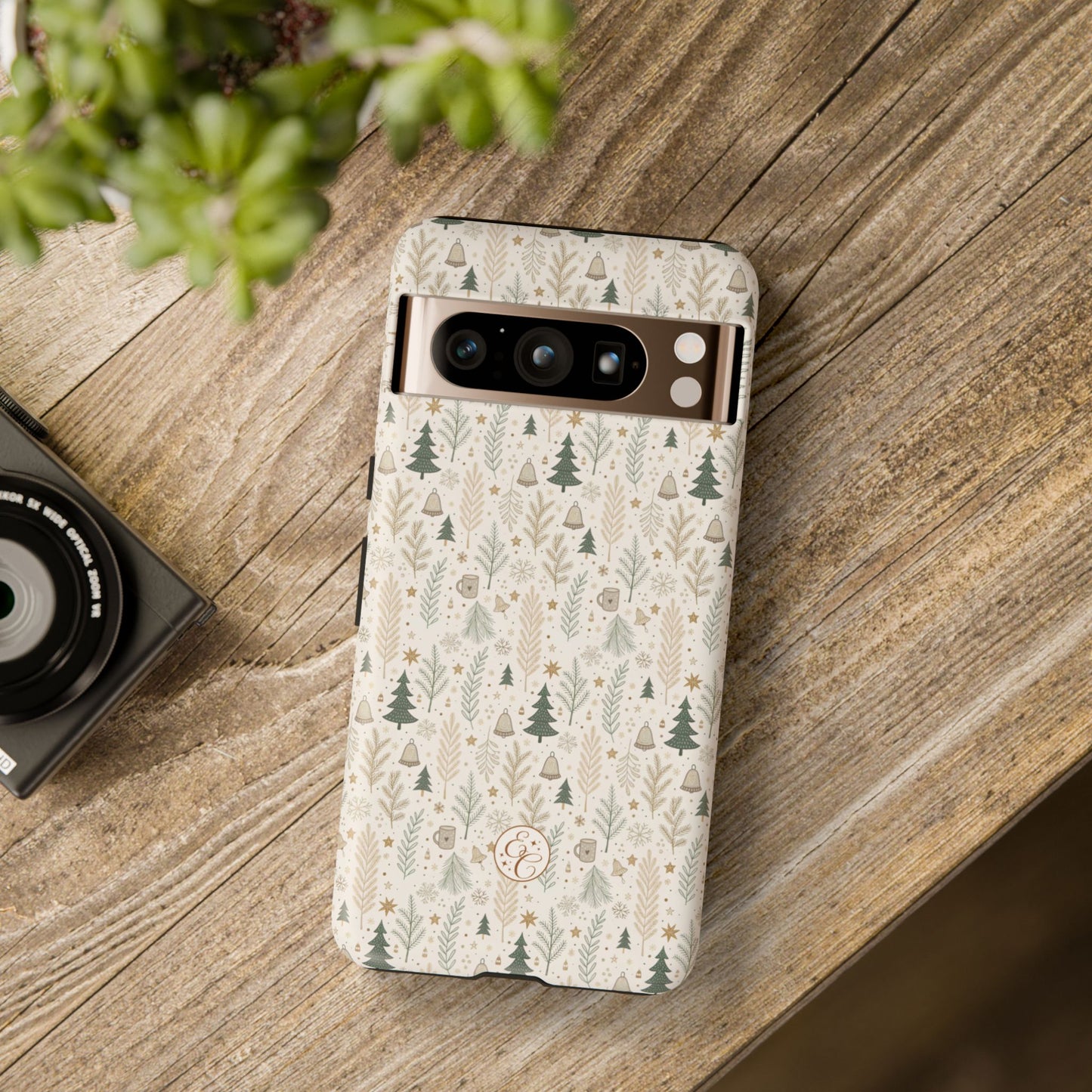 Boho Christmas Forest Tough Phone Case
