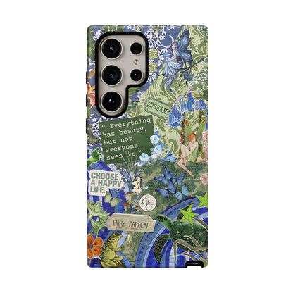 Fairy Garden Collage Tough Phone Case