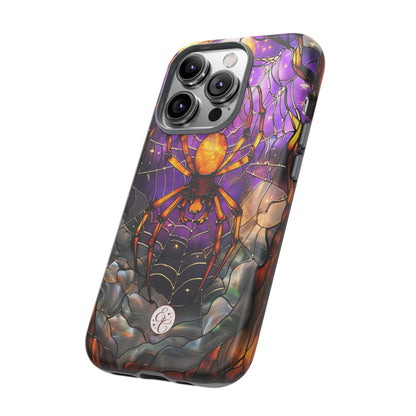 Stained Glass Spider Tough Phone Case