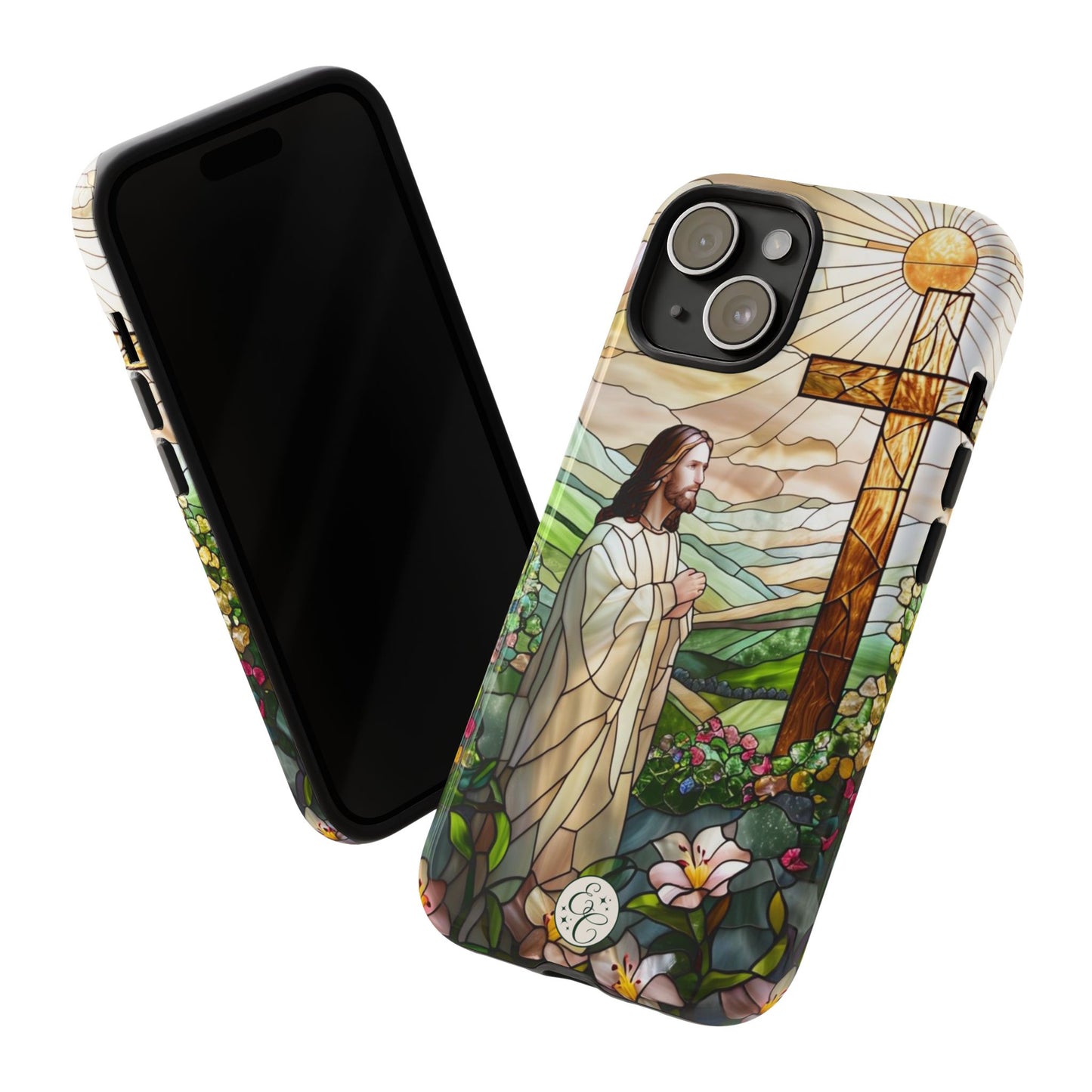 Jesus Stained Glass Tough Phone Case