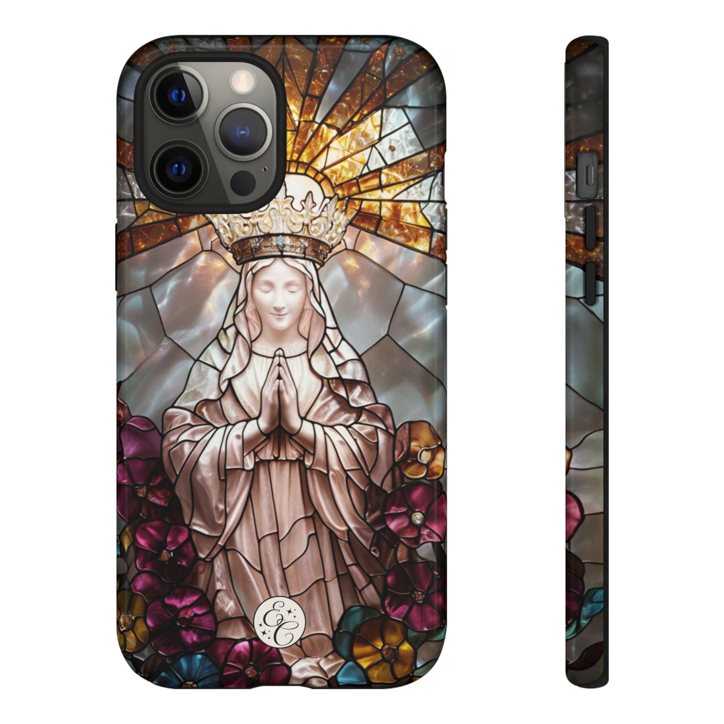 Virgin Mary Stained Glass Tough Phone Case