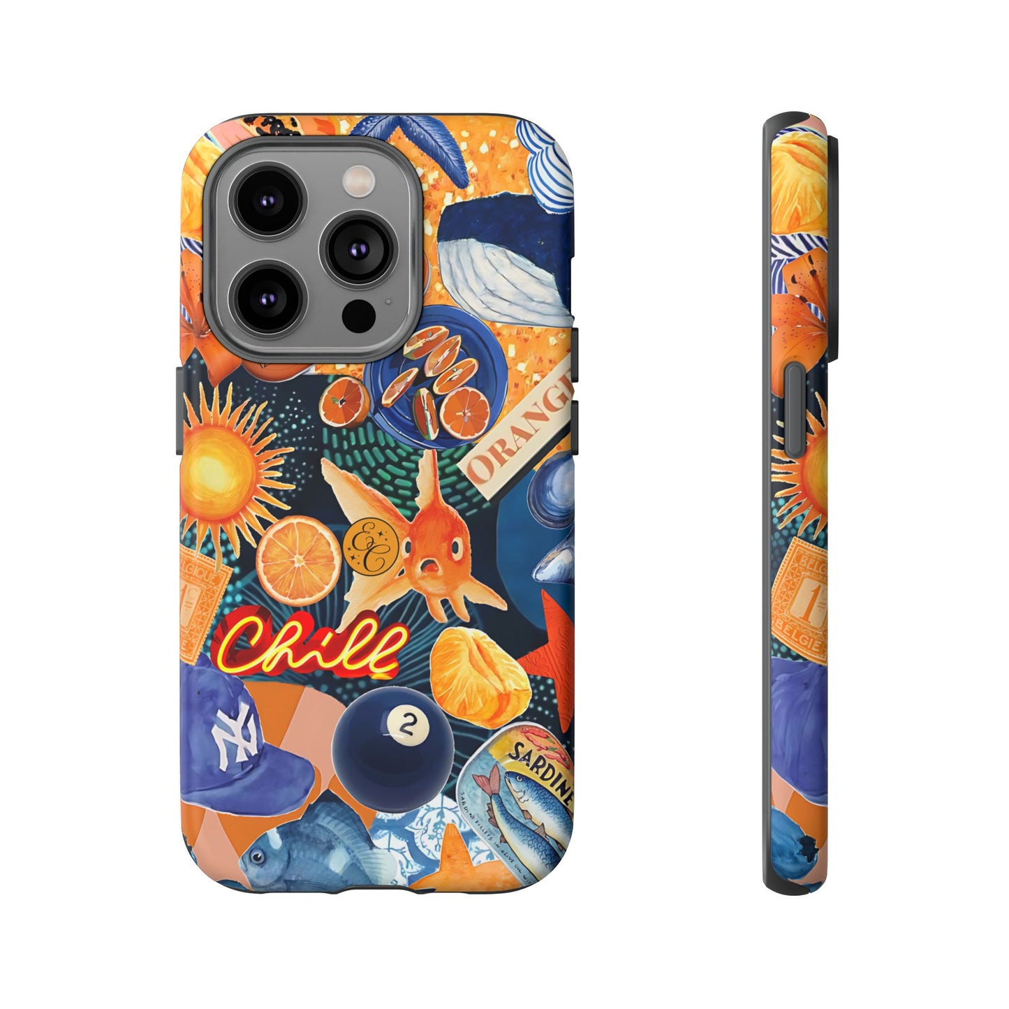 Nautical and Citrus Tough Phone Case