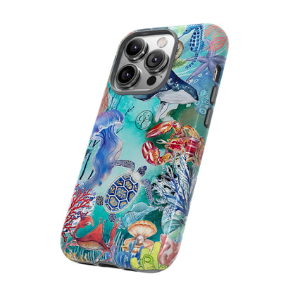 Ocean Wonders Collage Tough Phone Case