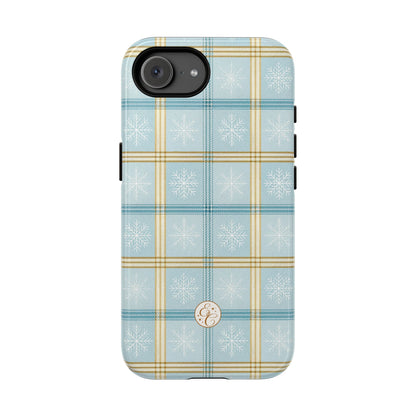 Blue Winter Plaid Phone Case
