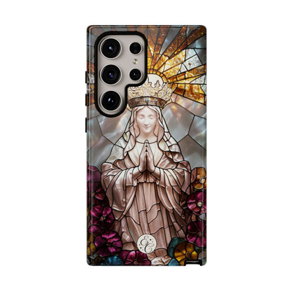 Virgin Mary Stained Glass Tough Phone Case