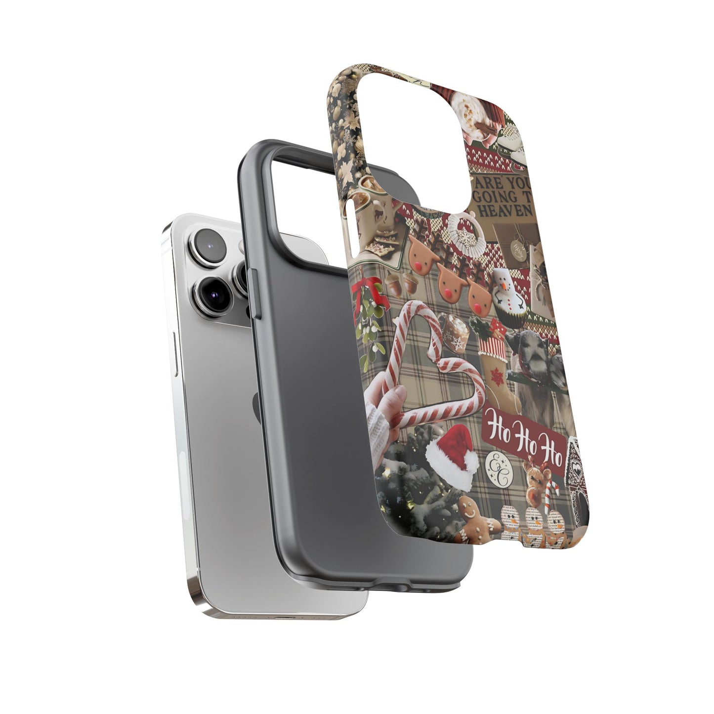 Christmas Festive Collage Tough Phone Case