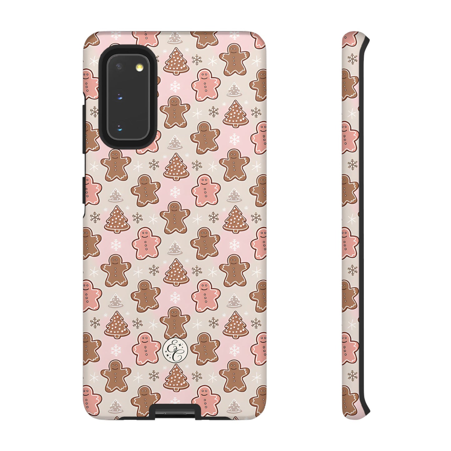 Gingerbread Men & Xmas Tree Pattern Tough Phone Case