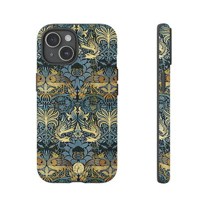 William Morris Peacock and Dragon Tough Phone Case