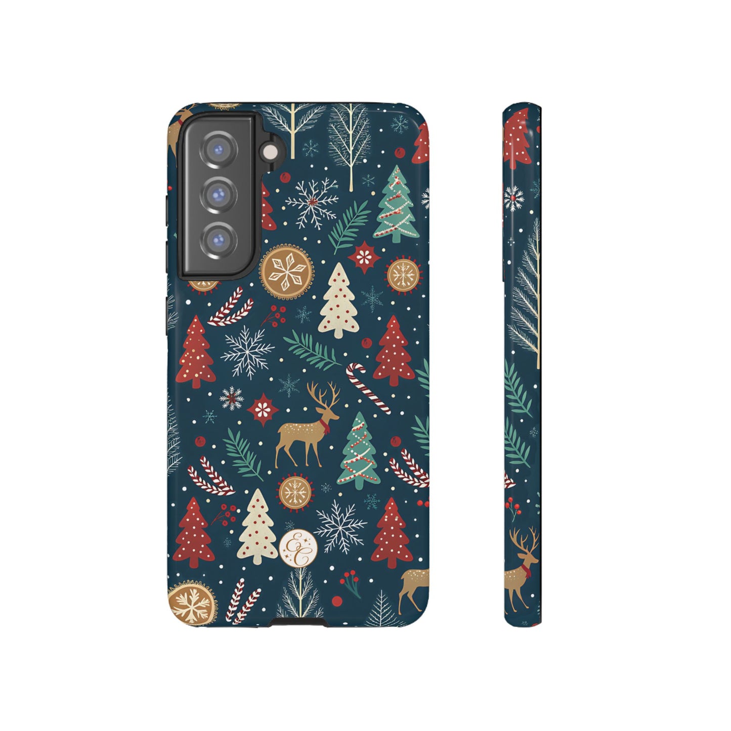 Christmas Holiday Pattern Tough Phone Case