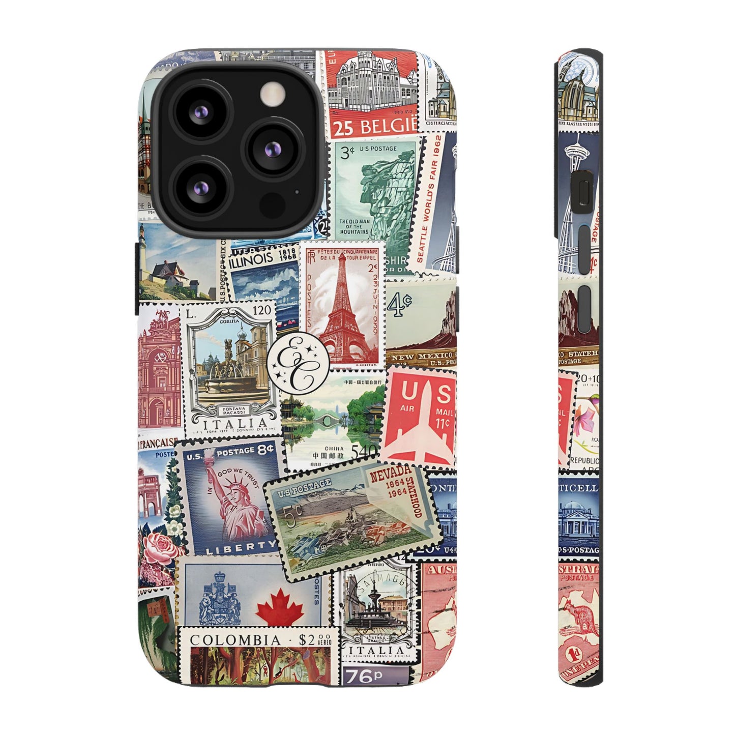 Vintage Stamp Collection Tough Phone Case