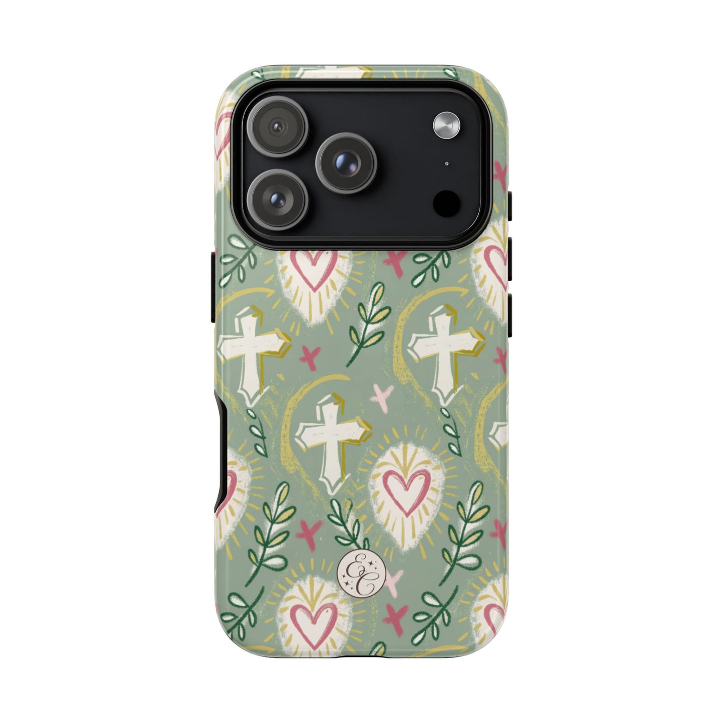 Christian Cross Boho Pattern Tough Phone Case