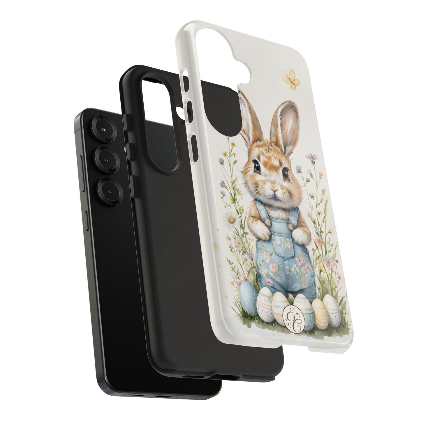 Bunny with Easter Eggs Tough Phone Case