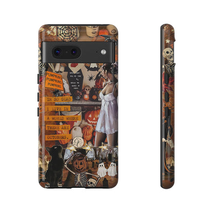 Halloween Aesthetic Collage Tough Phone Case