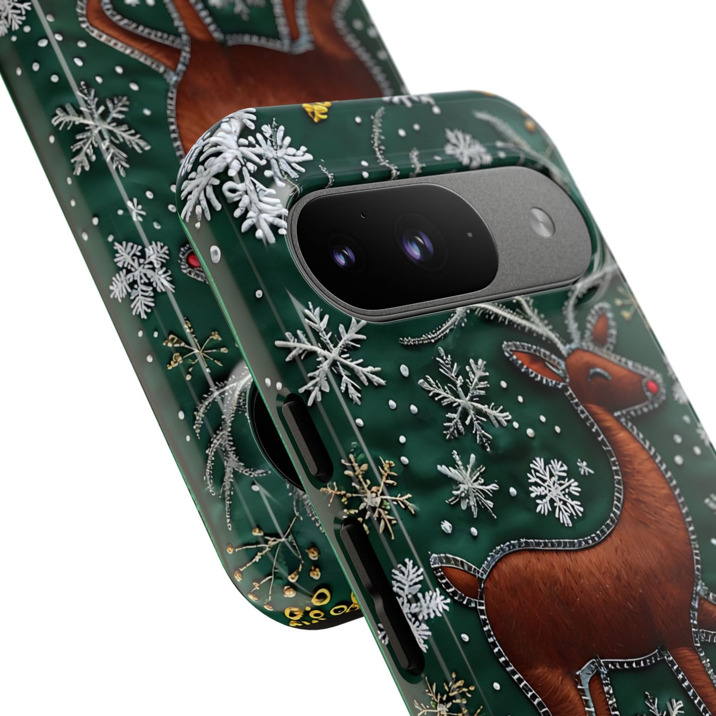 Merry Christmas Reindeer Tough Phone Case