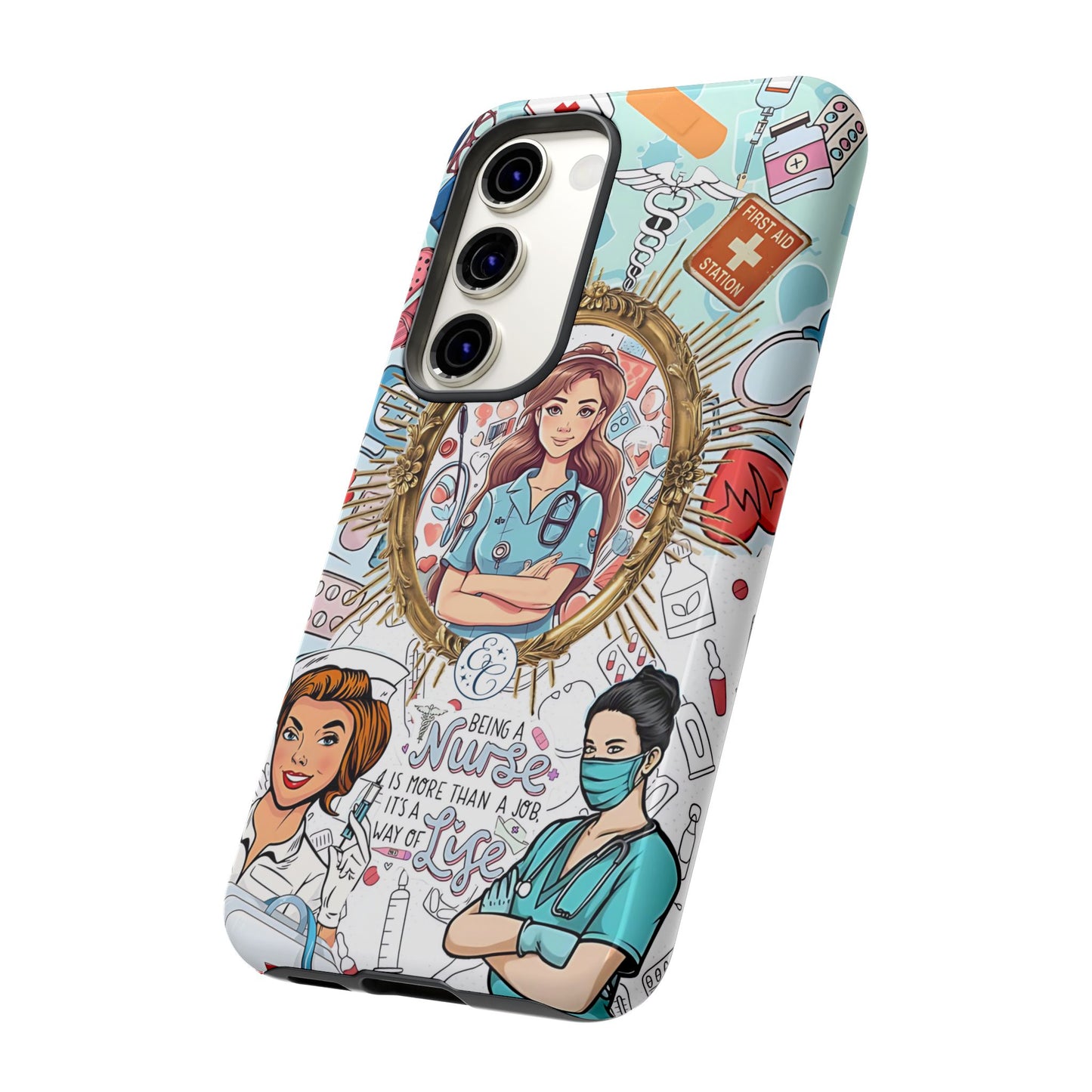 Nurse Art Tough Phone Case