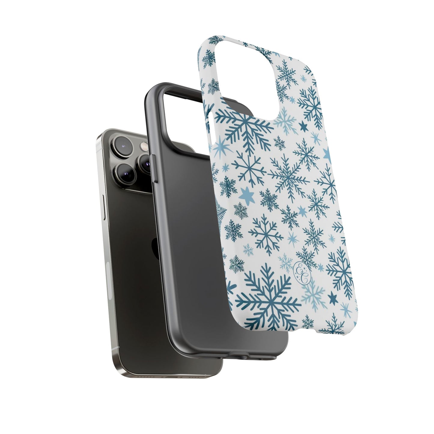 Winter Snowflakes Pattern Tough Phone Case