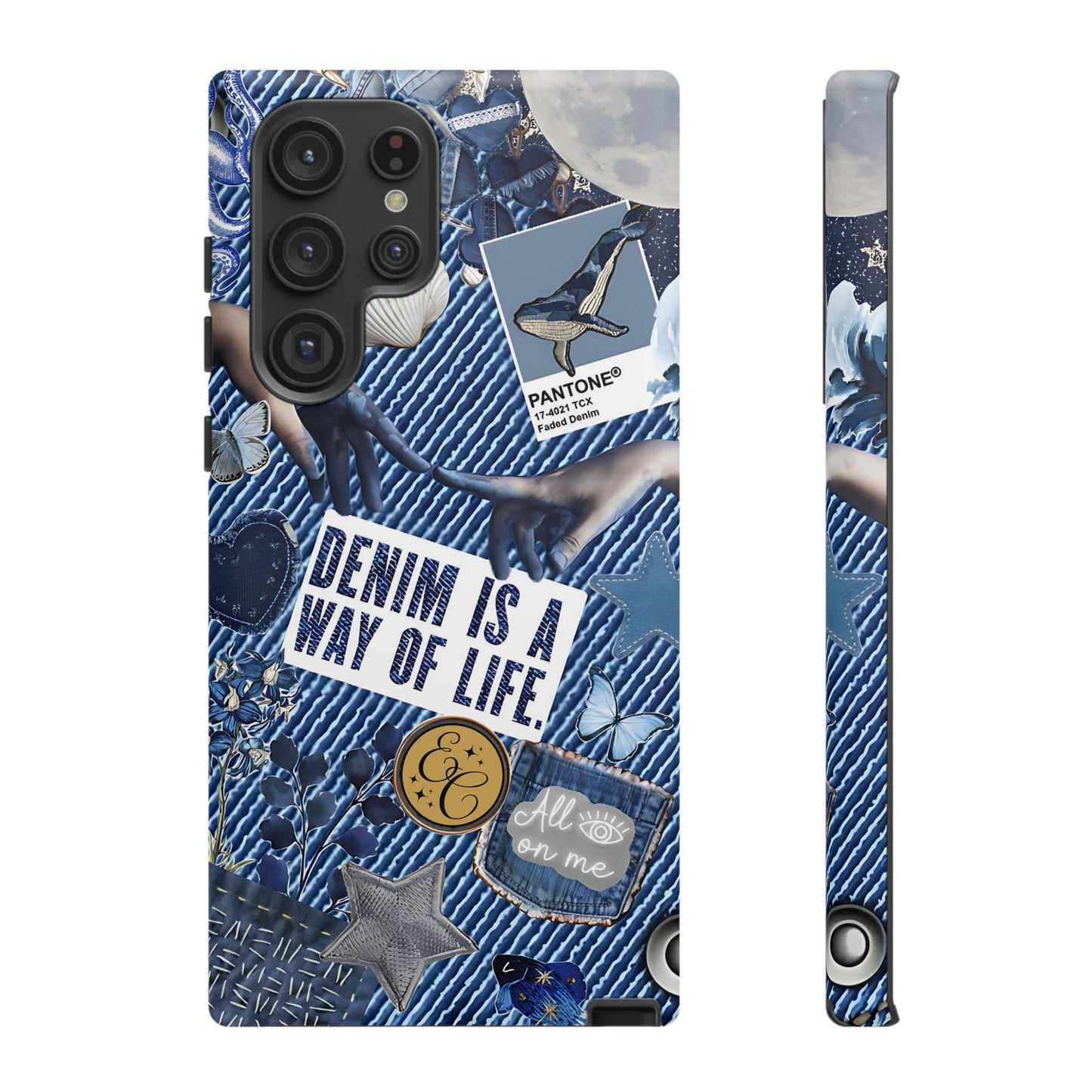 Denim Texture Tough Phone Case