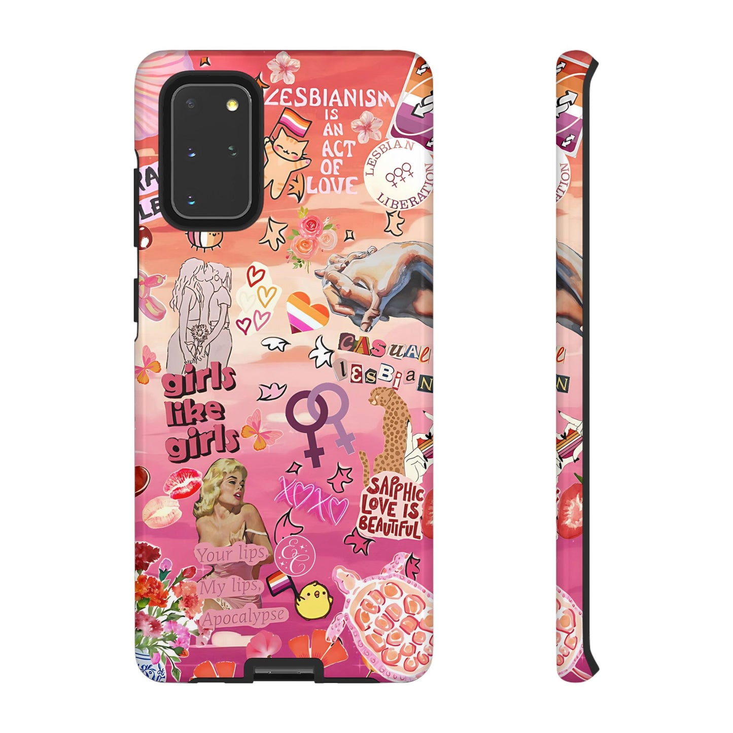 Lesbian Collage Tough Phone Case