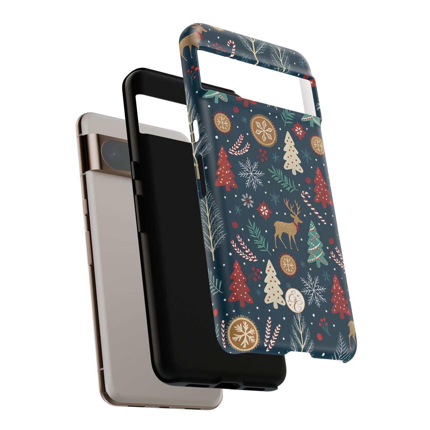 Christmas Holiday Pattern Tough Phone Case