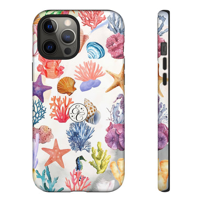 Coral & Sea Shells Tough Phone Case