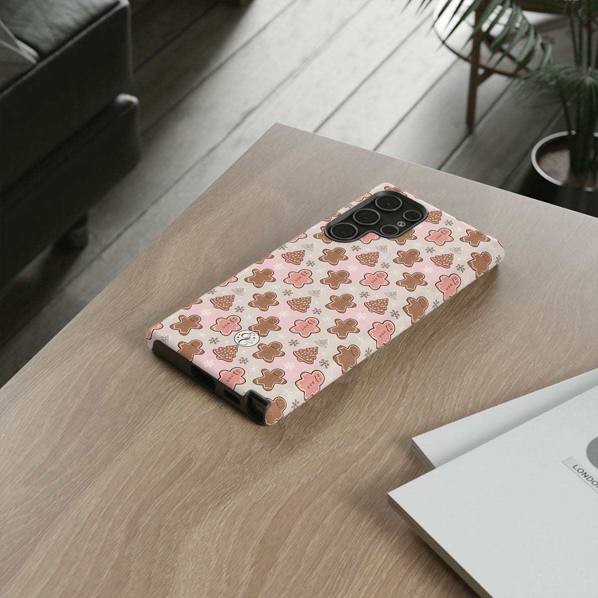 Gingerbread Men & Xmas Tree Pattern Phone Case