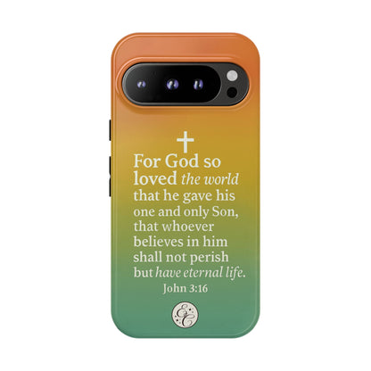 John 3:16 Tough Phone Case