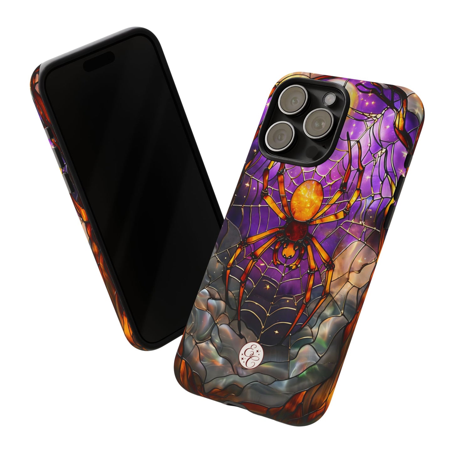 Stained Glass Spider Tough Phone Case