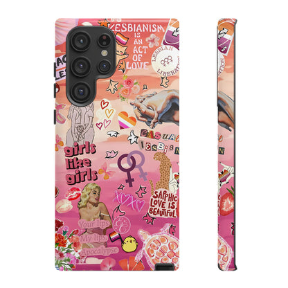 Lesbian Collage Tough Phone Case