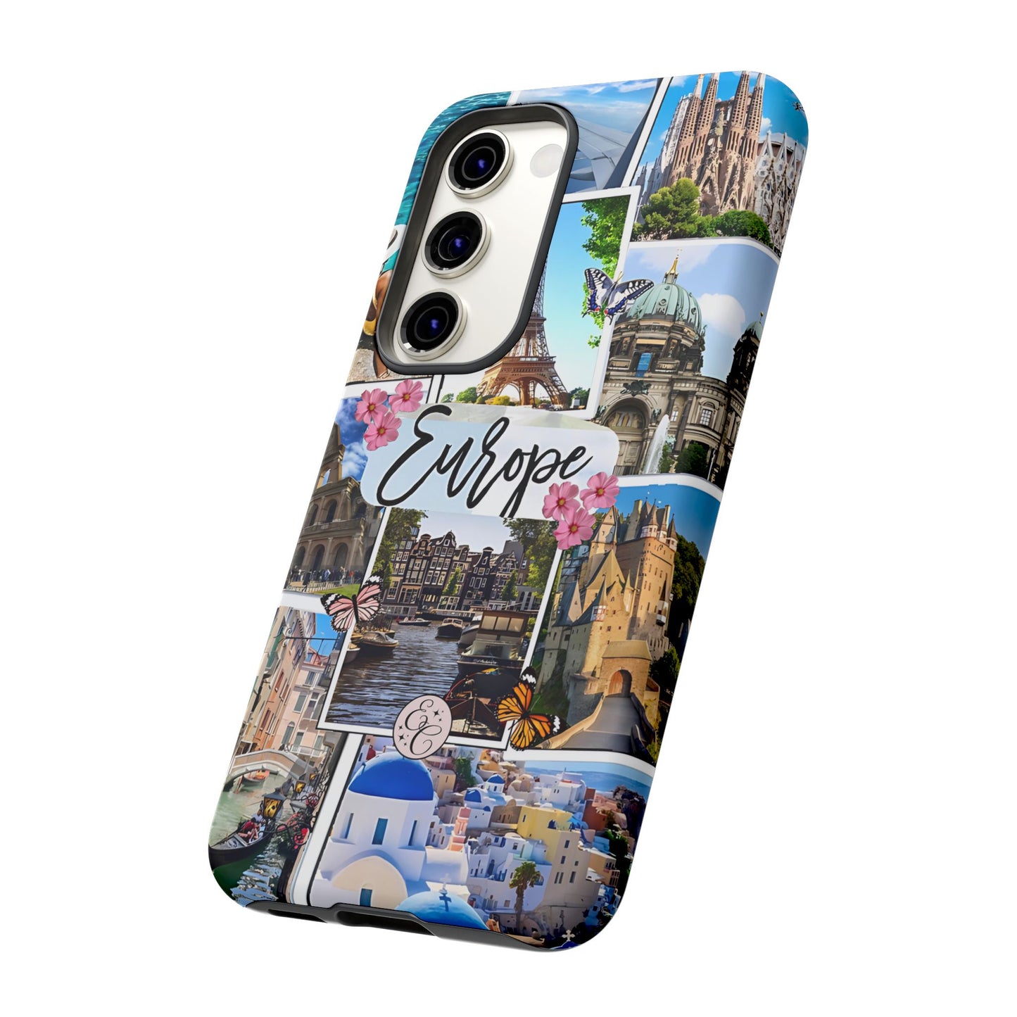 Europe Travel Collage Tough Phone Case