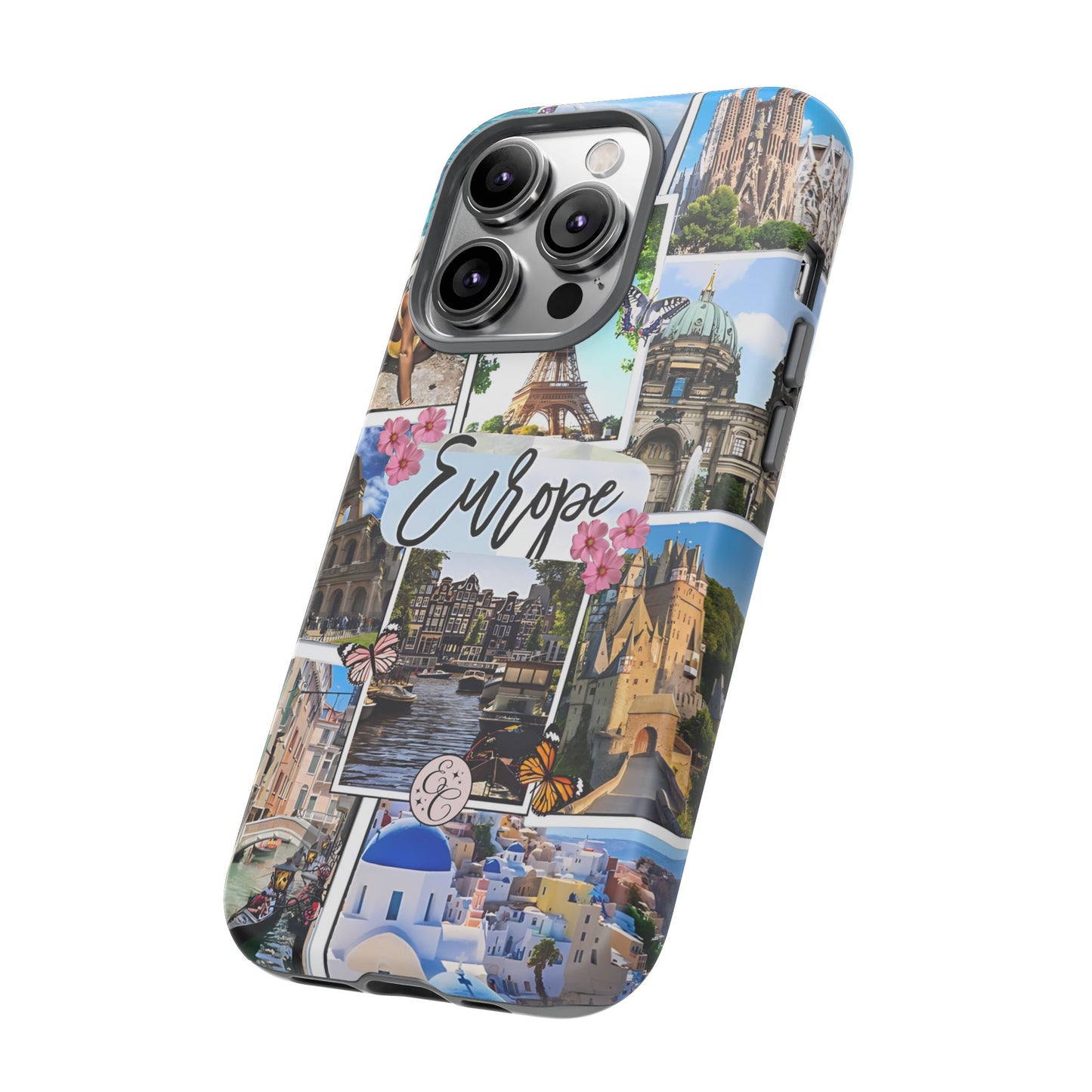 Europe Travel Collage Tough Phone Case