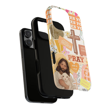 Christian Collage Tough Phone Case