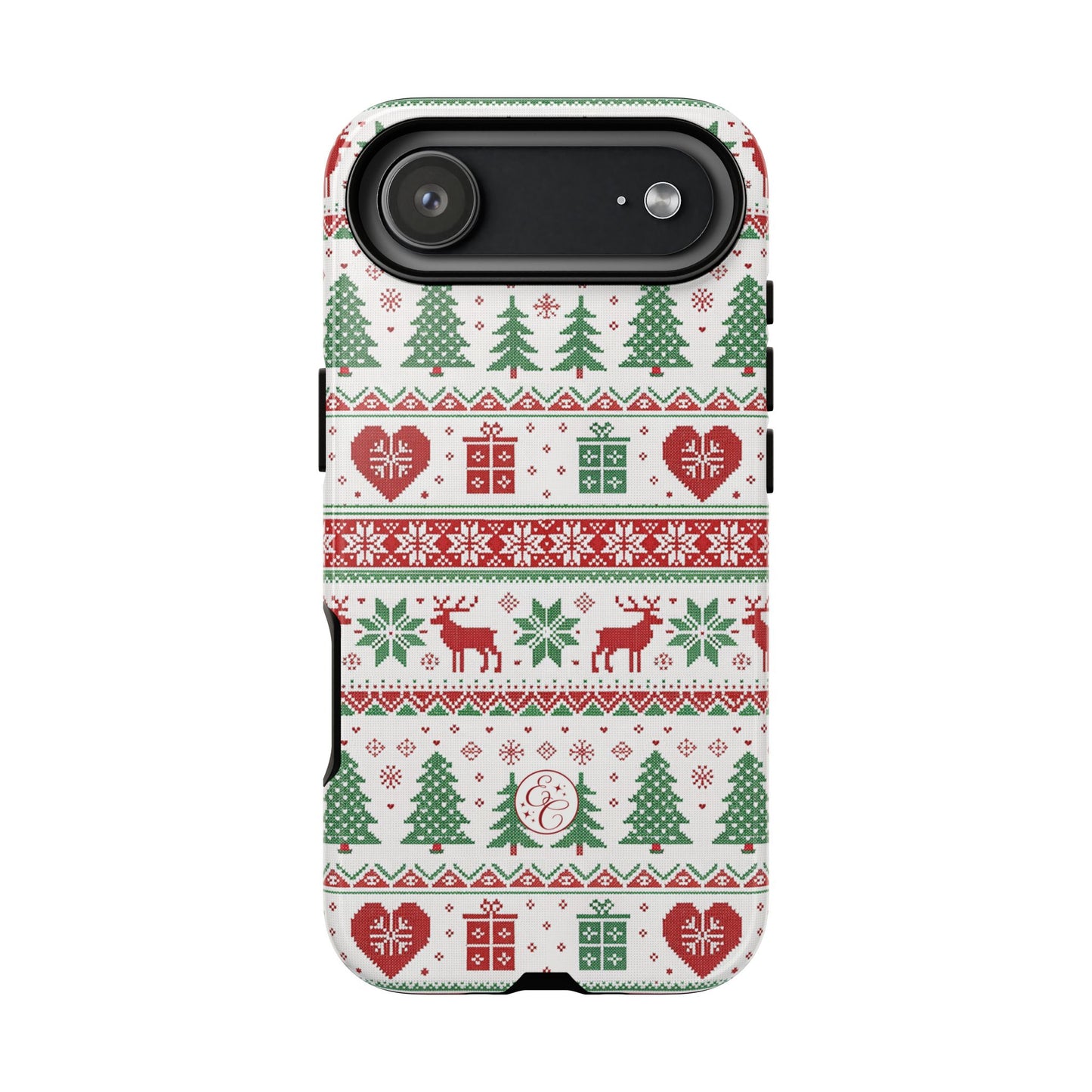 Ugly Christmas Sweater Pattern Tough Phone Case
