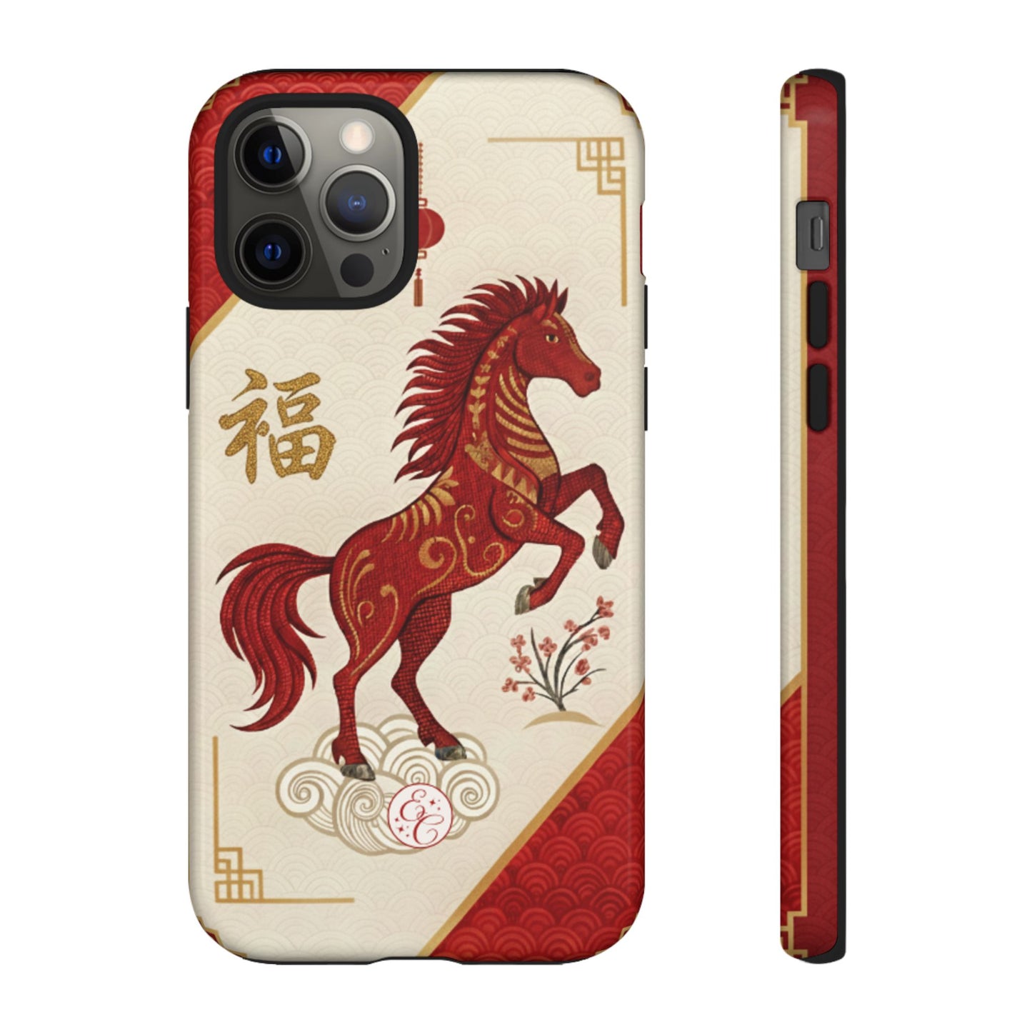 Chinese Zodiac Horse Tough Phone Case